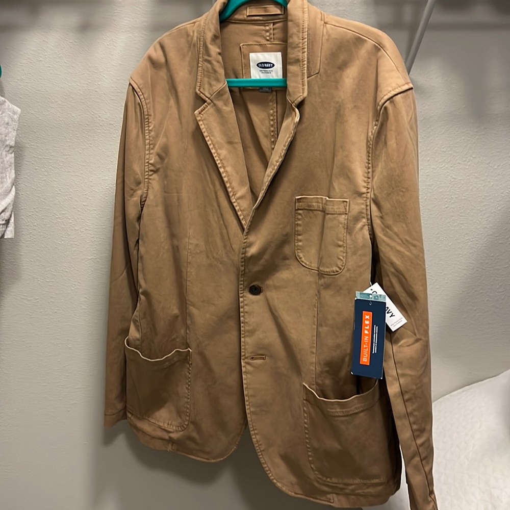 Old Navy Blazer- Khakis Denim- XL